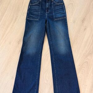 Veronica Beard Crosbie Wide Leg Jeans